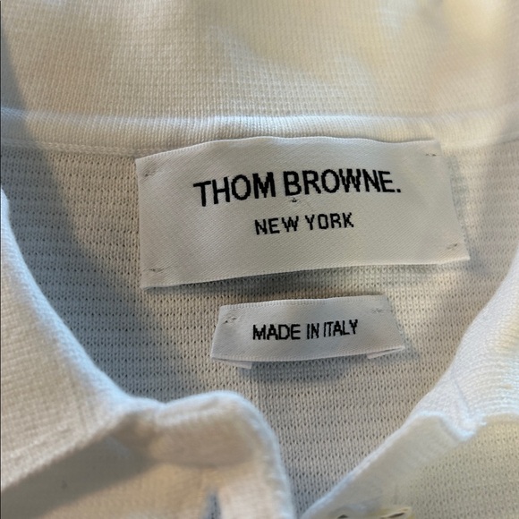 Thom Browne 4-Bar cotton polo - Picture 6 of 12